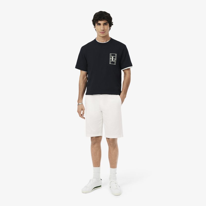 Мужские шорты-чиносы Lacoste из эластичной саржи