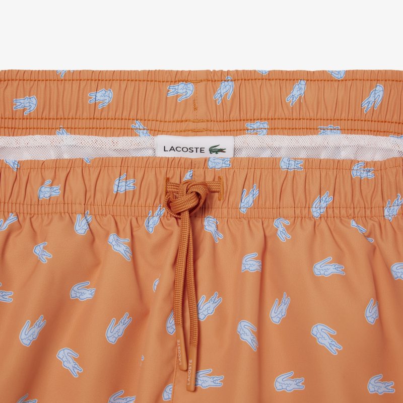 Мужские хлопковые купальные шорты Lacoste 5