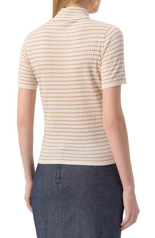 Водолазка из шерсти и шелка Max Mara Studio 4