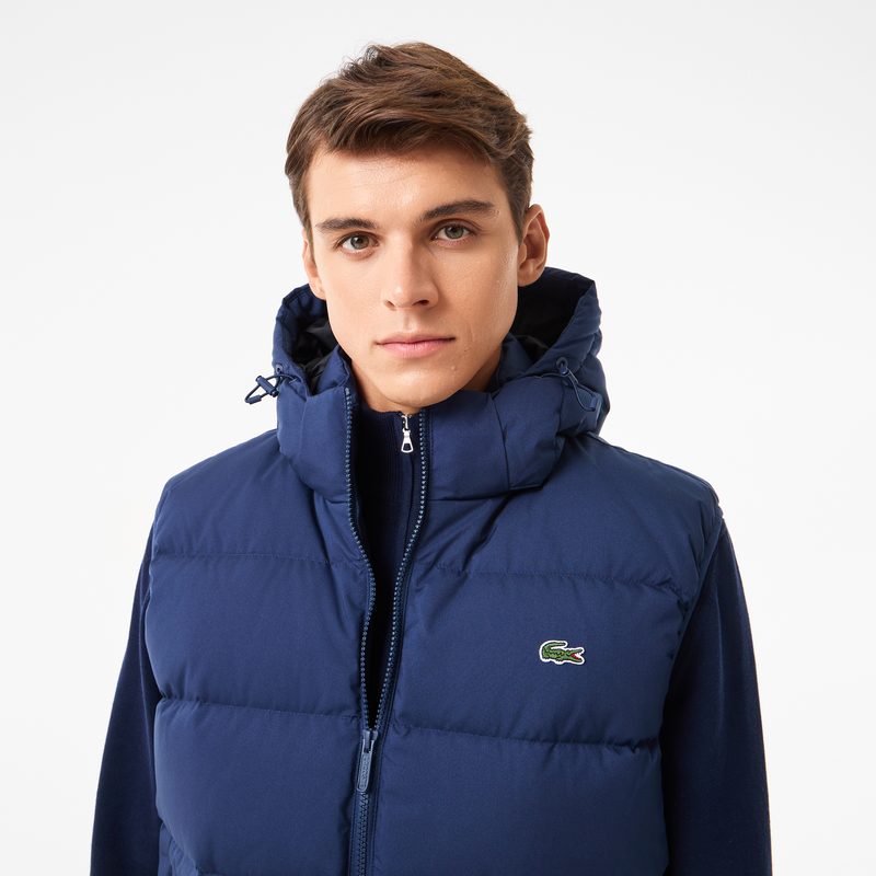 Мужской утеплённый жилет Lacoste с капюшоном 3