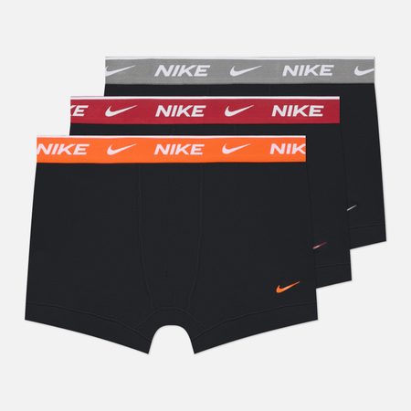Комплект мужских трусов Nike Underwear Trunk 3-Pack, цвет чёрный