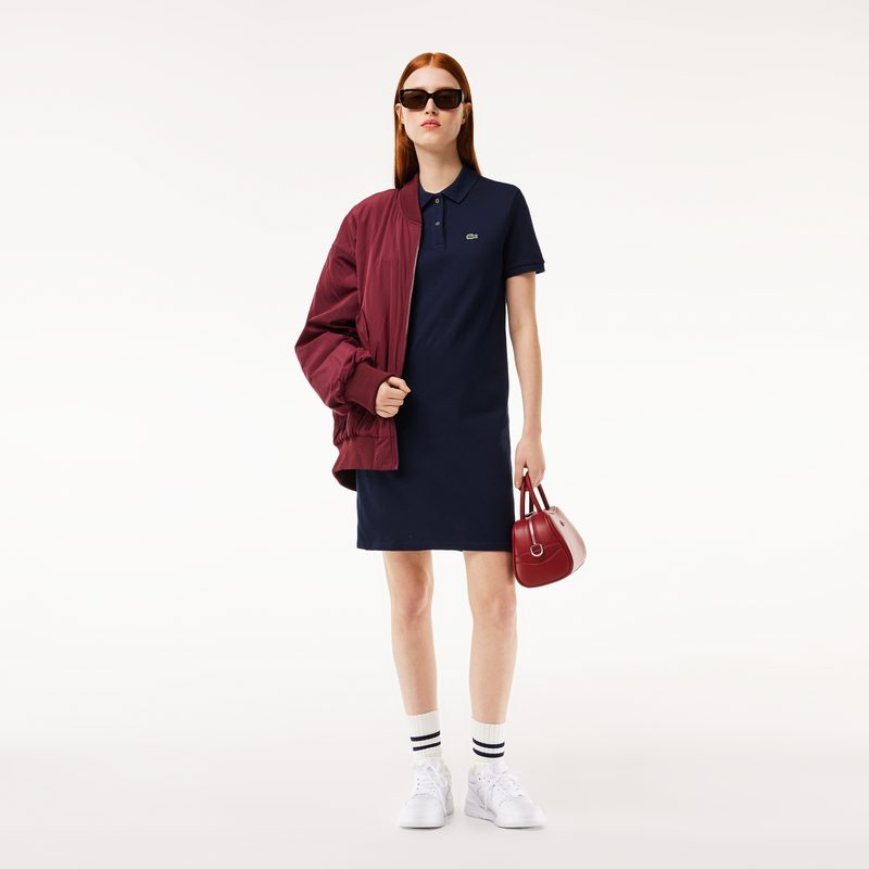 Женское хлопковое платье - поло Lacoste 4
