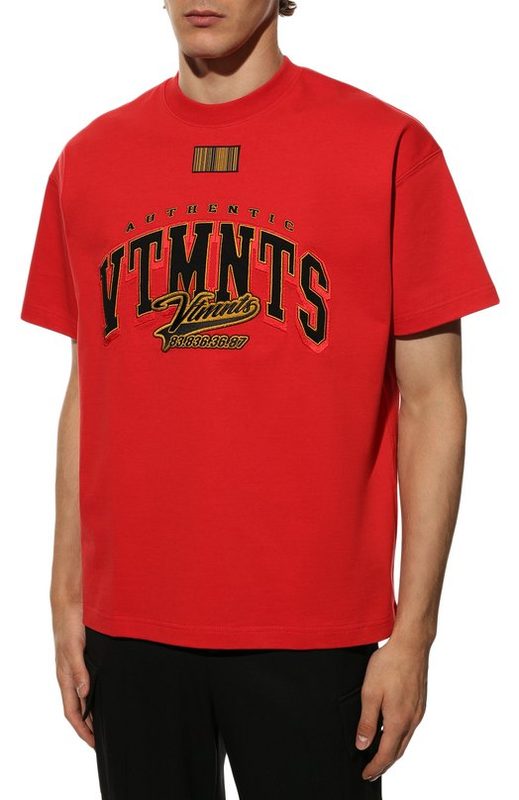 Хлопковая футболка VTMNTS 3