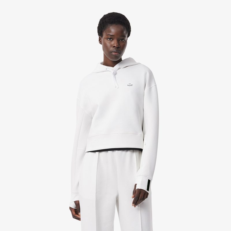 Женская толстовка Lacoste свободного кроя с капюшоном