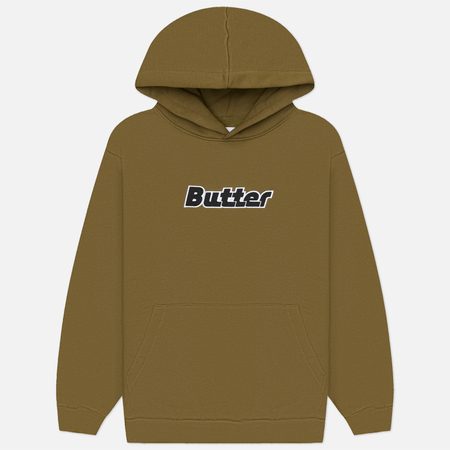 Мужская толстовка Butter Goods Transit Pullover Hoodie, цвет оливковый