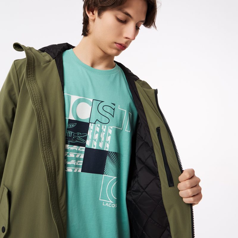 Мужская утеплённая парка Lacoste 4