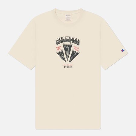 Мужская футболка Champion Reverse Weave Pinnacle Heavyweight Cotton Graphic 4, цвет бежевый