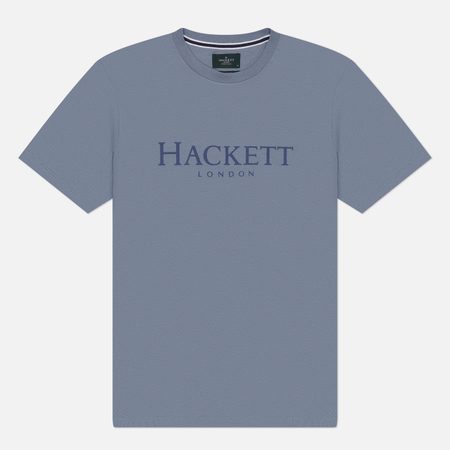 Мужская футболка Hackett Heritage Essential Cotton, цвет синий
