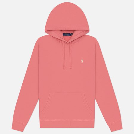 Мужская толстовка Polo Ralph Lauren Loopback Fleece Hoodie, цвет розовый