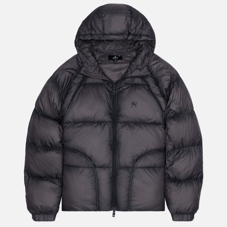 Мужской пуховик REPRESENT Translucent Hooded Puffer, цвет чёрный