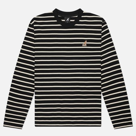 Мужской лонгслив Kangol Stripe, цвет чёрный