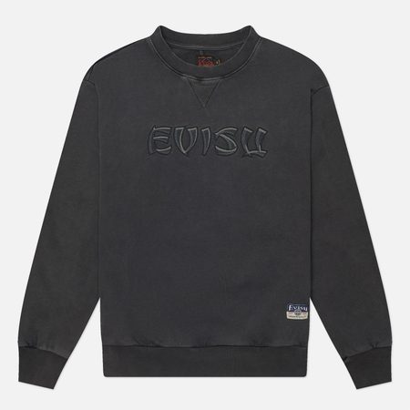 Мужская толстовка Evisu Heritage Godhead Embroidery Hoodie, цвет серый