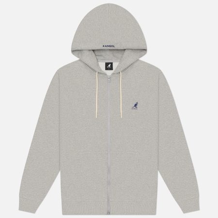 Мужская толстовка Kangol Classic Logo Zip-Up, цвет серый