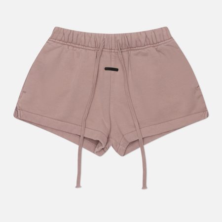 Женские шорты Fear of God ESSENTIALS Signature Running, цвет розовый