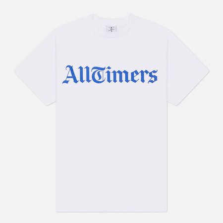 Мужская футболка Alltimers Times, цвет белый