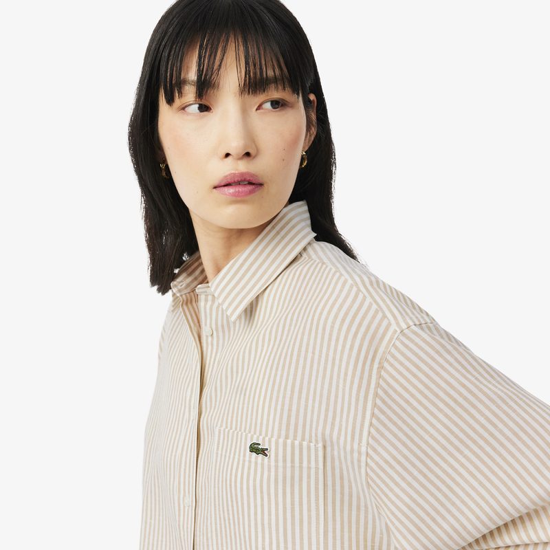 Женская рубашка Lacoste из льна 3