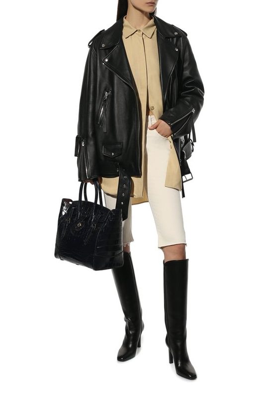Джинсовые капри Saint Laurent 2
