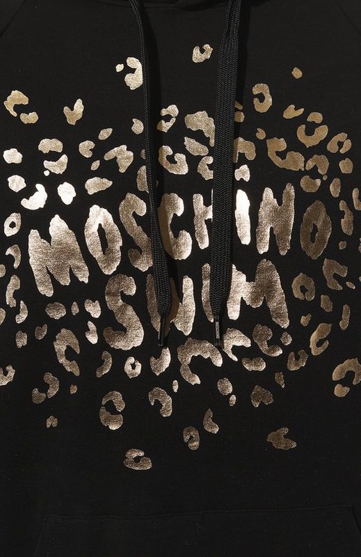 Хлопковое худи Moschino 5