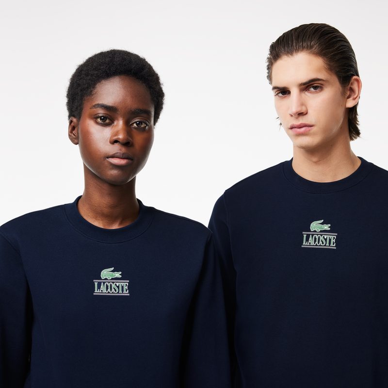 Хлопковый свитшот Lacoste унисекс 3