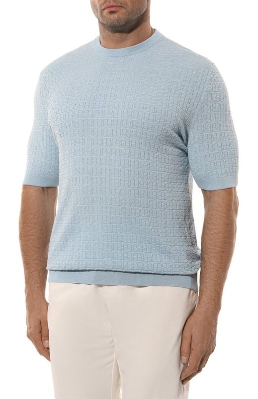 Джемпер из шелка и хлопка Il Borgo Cashmere 3