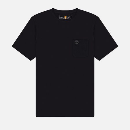 Мужская футболка Timberland Dunstan River Chest Pocket, цвет чёрный