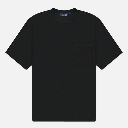 Мужская футболка EASTLOGUE Permanent One Pocket Box Fit, цвет чёрный