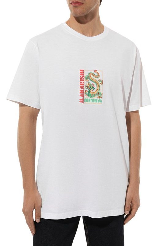 Хлопковая футболка Maharishi 3