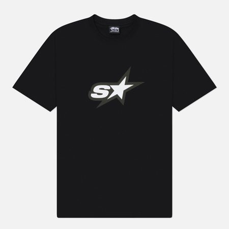 Мужская футболка Stussy Speedway, цвет чёрный