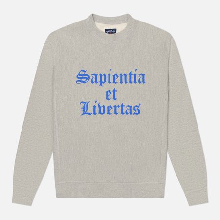 Мужская толстовка NOAH Knowledge Crewneck, цвет серый