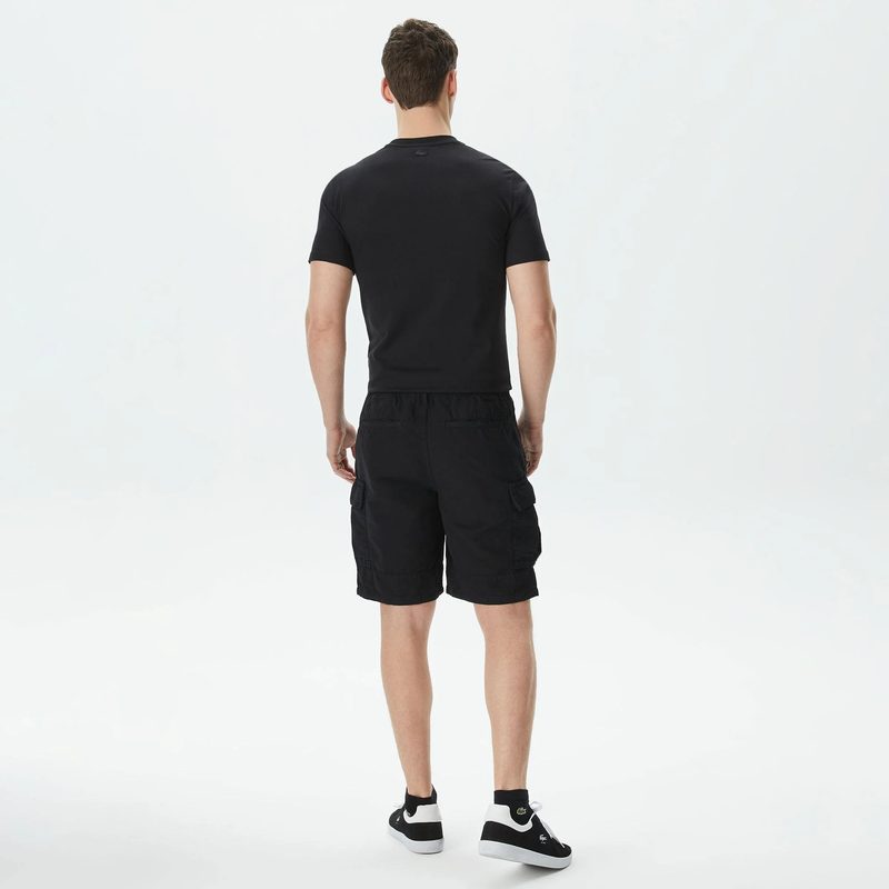 Мужские шорты Lacoste из хлопка и льна 2