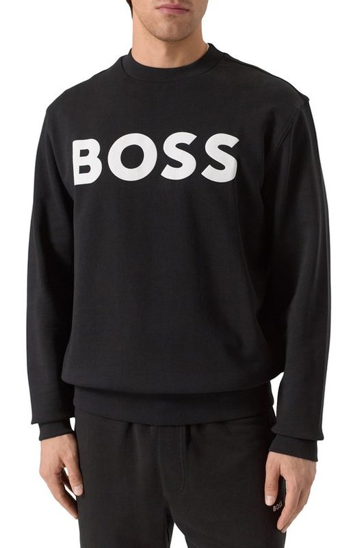 Хлопковый свитшот BOSS Orange 3