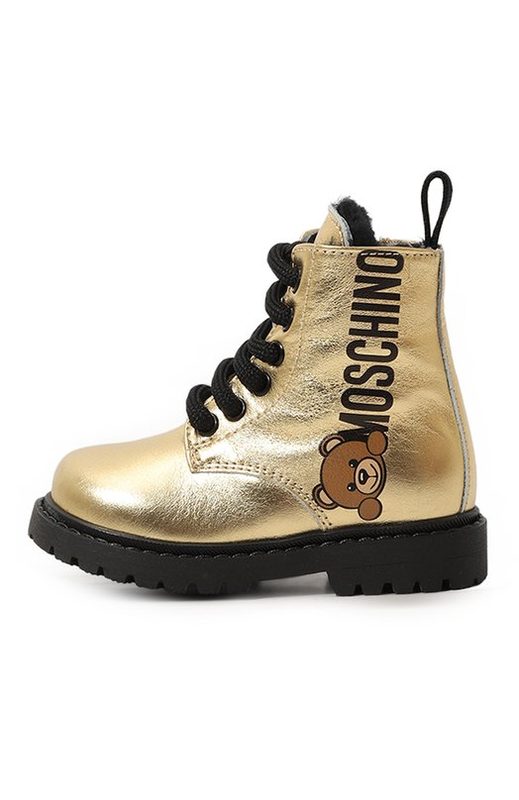 Кожаные ботинки Moschino 2