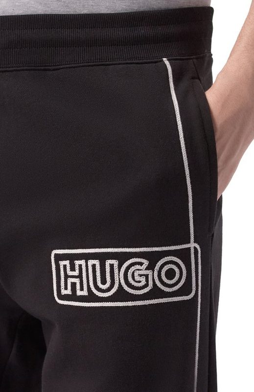 Хлопковые джоггеры HUGO Blue 5
