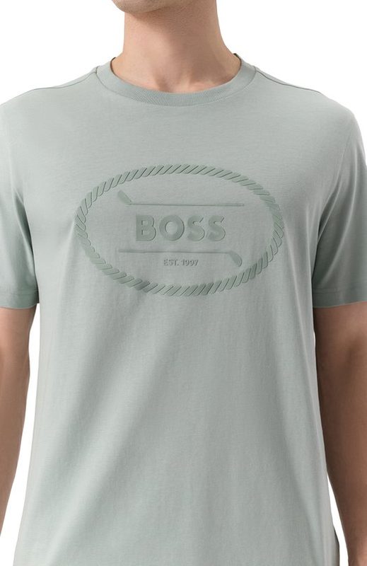 Хлопковая футболка BOSS Green 5