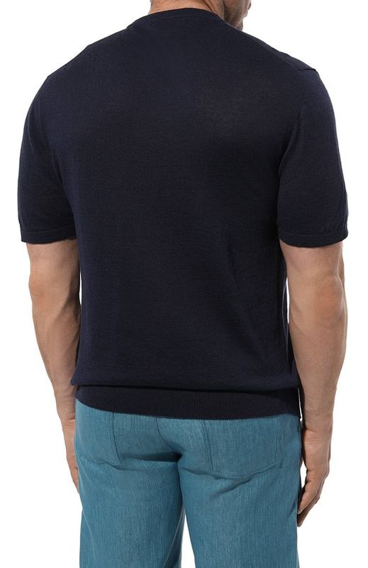 Джемпер изо льна и хлопка Il Borgo Cashmere 4