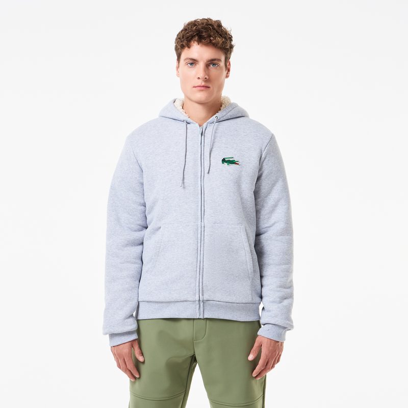 Мужская утеплённая толстовка Lacoste на молнии