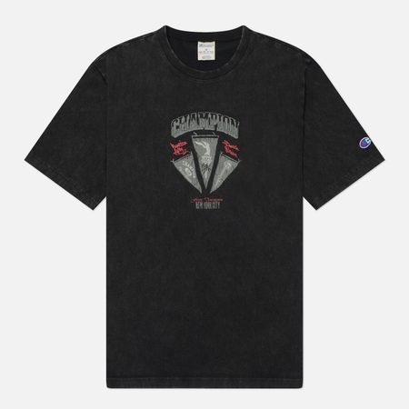 Мужская футболка Champion Reverse Weave Pinnacle Heavyweight Cotton Graphic 4, цвет чёрный