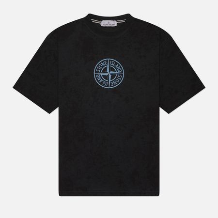 Мужская футболка Stone Island Megacity Sky Graphic, цвет чёрный