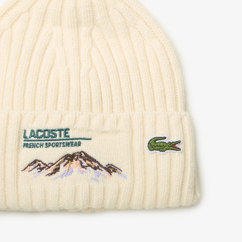 Вязаная шапка Lacoste 2