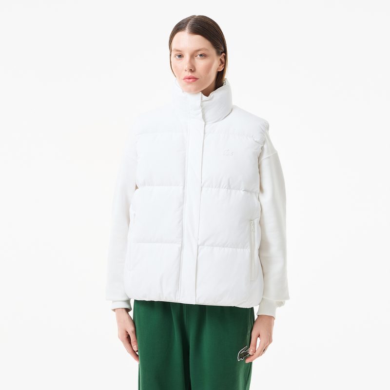 Женский жилет Lacoste с наполнением из смеси пуха и пера