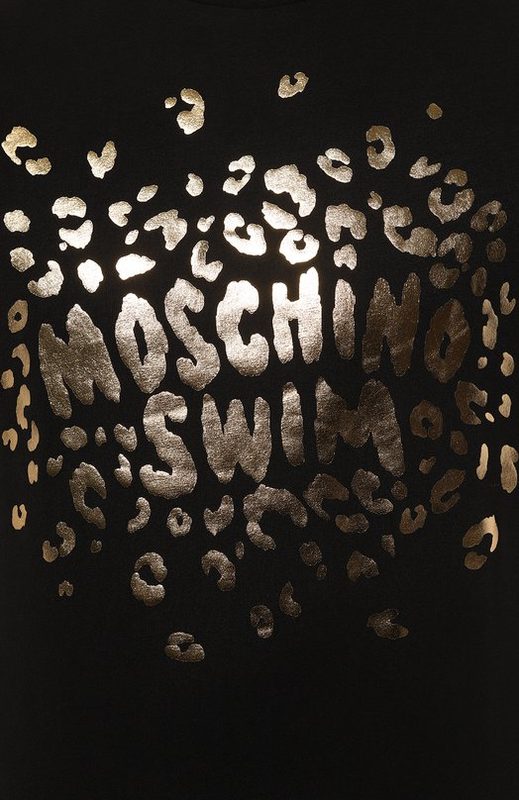 Хлопковая футболка Moschino 5