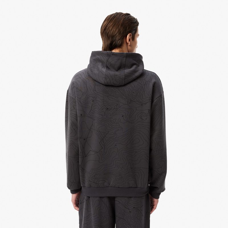 Мужской хлопковый свитшот Lacoste оверсайз 2