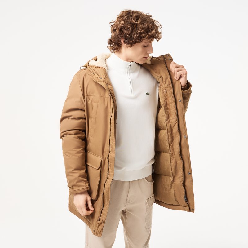 Мужская утеплённая парка Lacoste с капюшоном 5