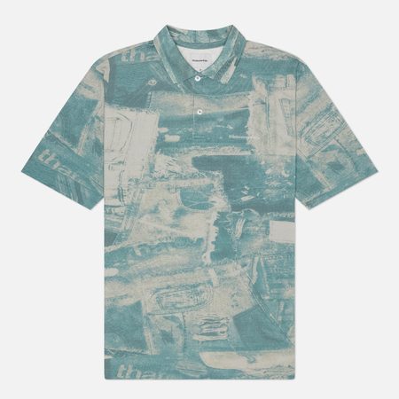 Мужское поло thisisneverthat T-Logo SS26, цвет голубой