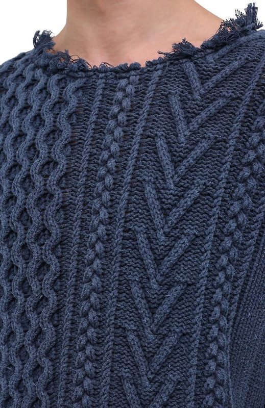 Хлопковый свитер Greg Lauren 5