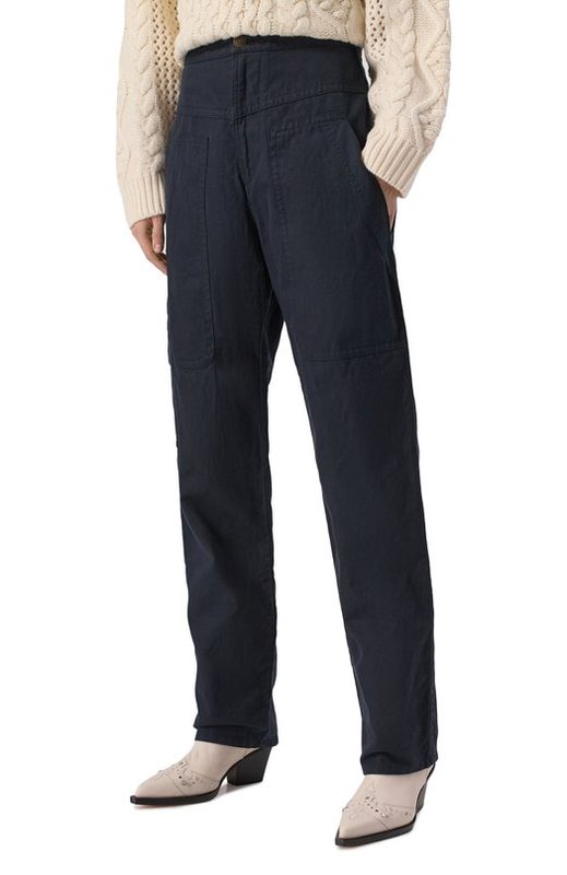Брюки изо льна и хлопка Isabel Marant Etoile 3
