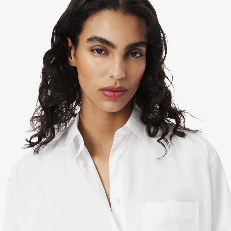 Женская рубашка Lacoste из хлопка 3