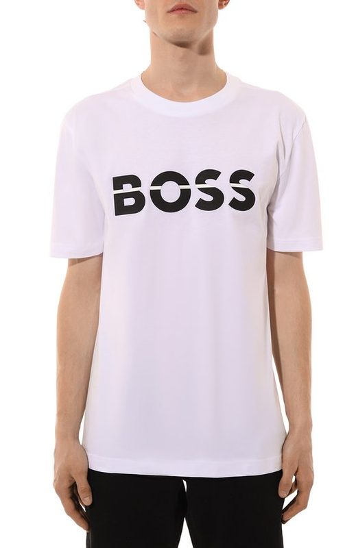 Хлопковая футболка BOSS Green 3