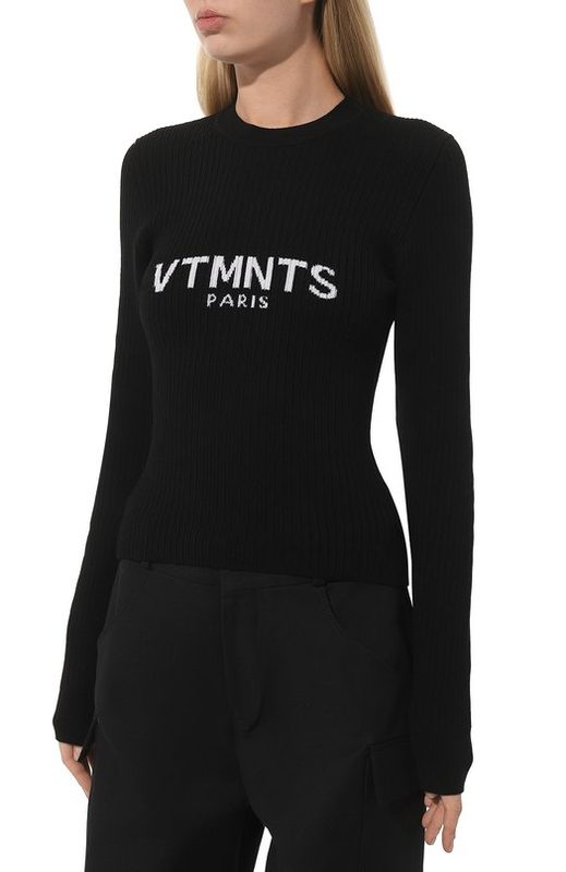 Шерстяной пуловер VTMNTS 3