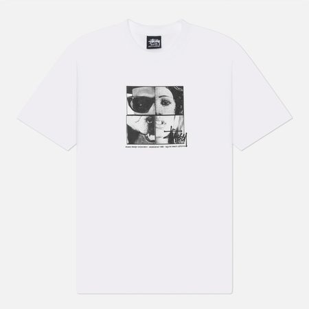 Мужская футболка Stussy Personalities, цвет белый